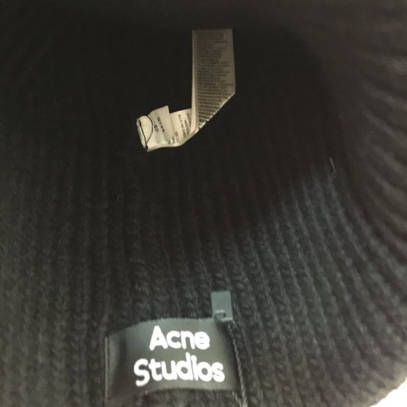 Acne Studios Pansy N Face Wool Beanie - Picture 6 of 6